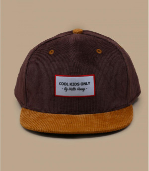 casquette enfant velours brun Sweet brownie